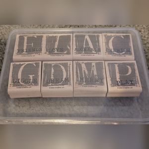 STAMPIN UP RETIRED A is for Adorable